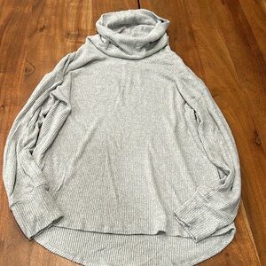 Soft, cowl neck shirt.
